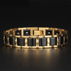 Black Gold Ceramic Stainless Steel Magnetic Luxury Bracelet