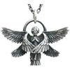 Stainless Steel Angel Seraphim Pray Pendant Necklace