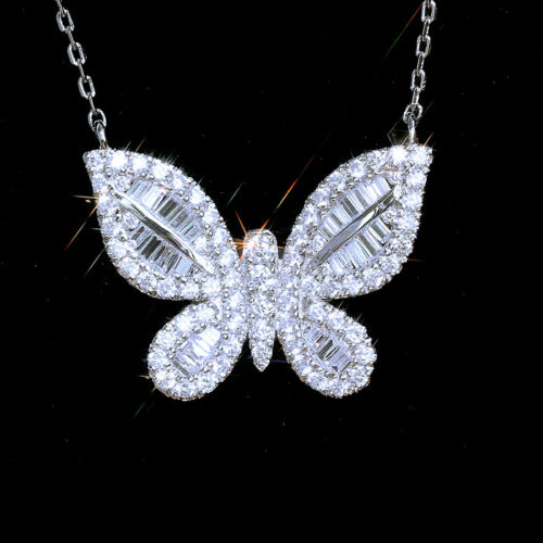 Petite Diamond Butterfly Pendant (White Gold) — Shreve, Crump & Low