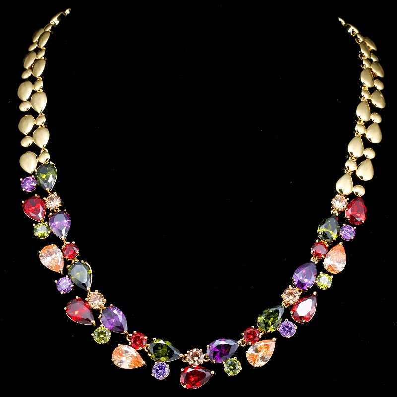 Resin Statement Color Necklace | Statement Multi Color Necklace - Color  Statement - Aliexpress