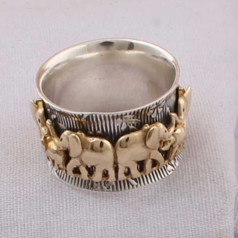 Silver vintage boho elephant ring 7 | Elephant ring, Womens jewelry rings,  Boho elephant
