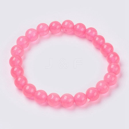 Stretch Bracelet | 8mm Beads (Madagascar Rose Quartz) Large