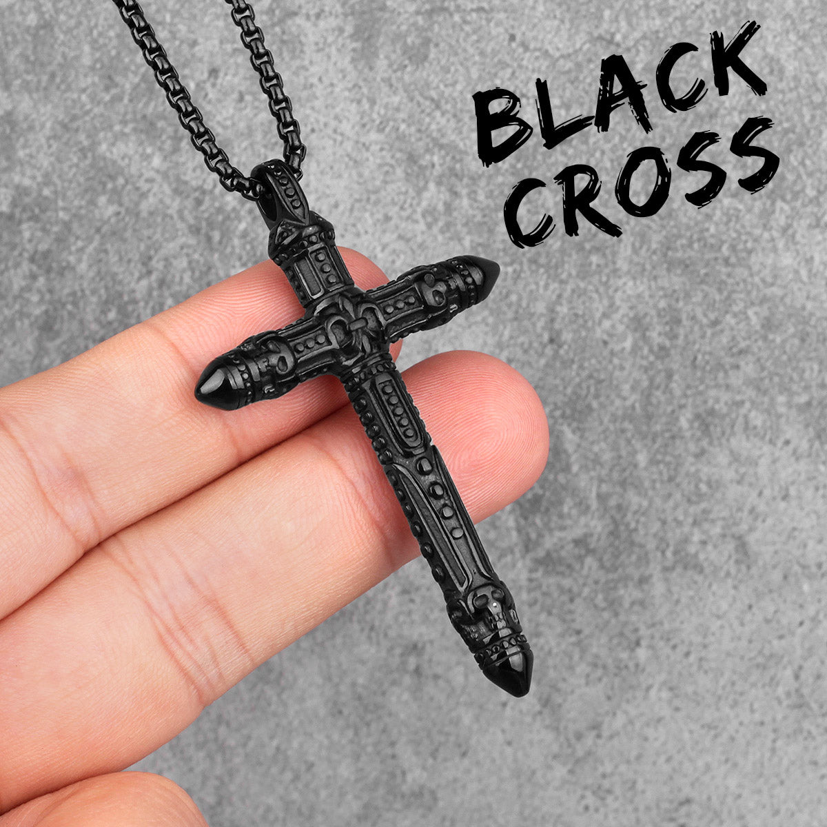 Gothic Cross Nun Necklace